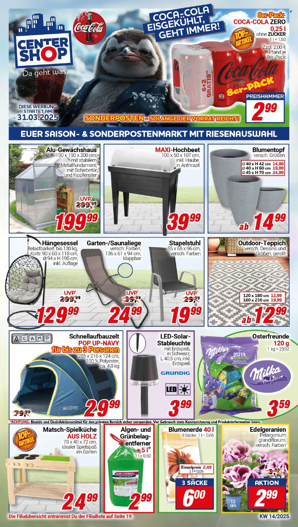 CENTERSHOP Prospekte  - 31.03.2025 - 5.04.2025. Seite 1