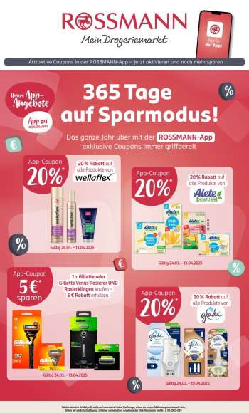 Prospekte Rossmann - 24.03.2025 - 13.04.2025.