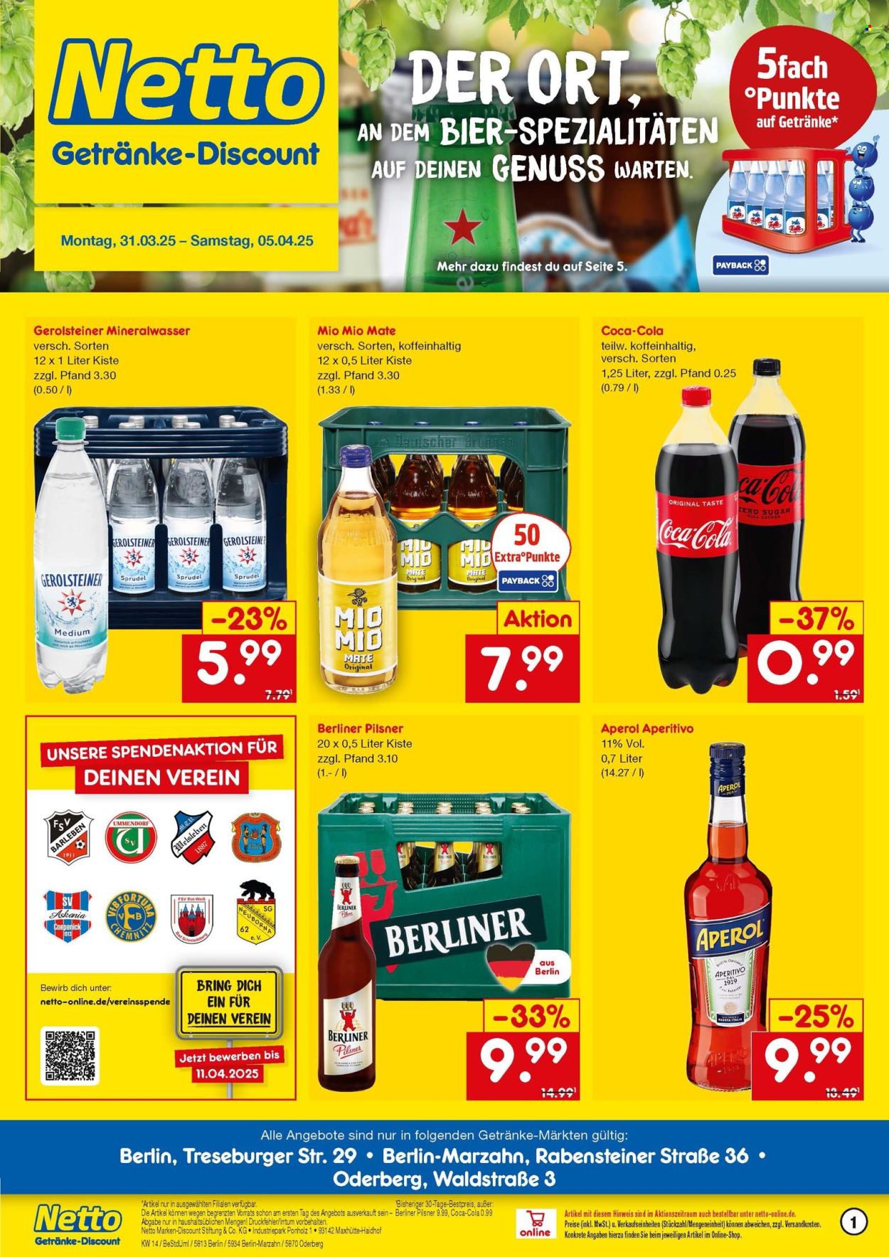 Netto Marken-Discount Prospekte  - 31.03.2025 - 5.04.2025. Seite 1