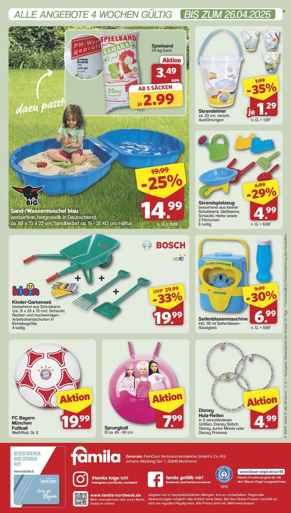 famila Prospekte  - 31.03.2025 - 26.04.2025. Seite 8