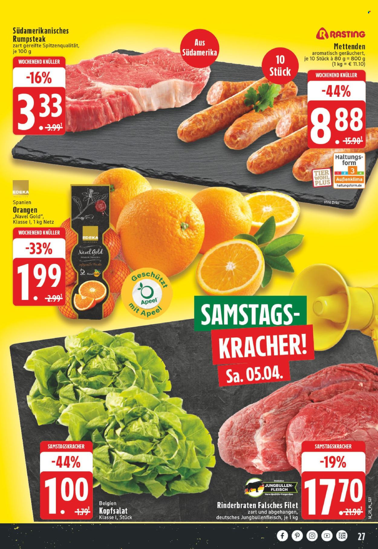 Edeka Prospekte  - 31.03.2025 - 5.04.2025. Seite 27