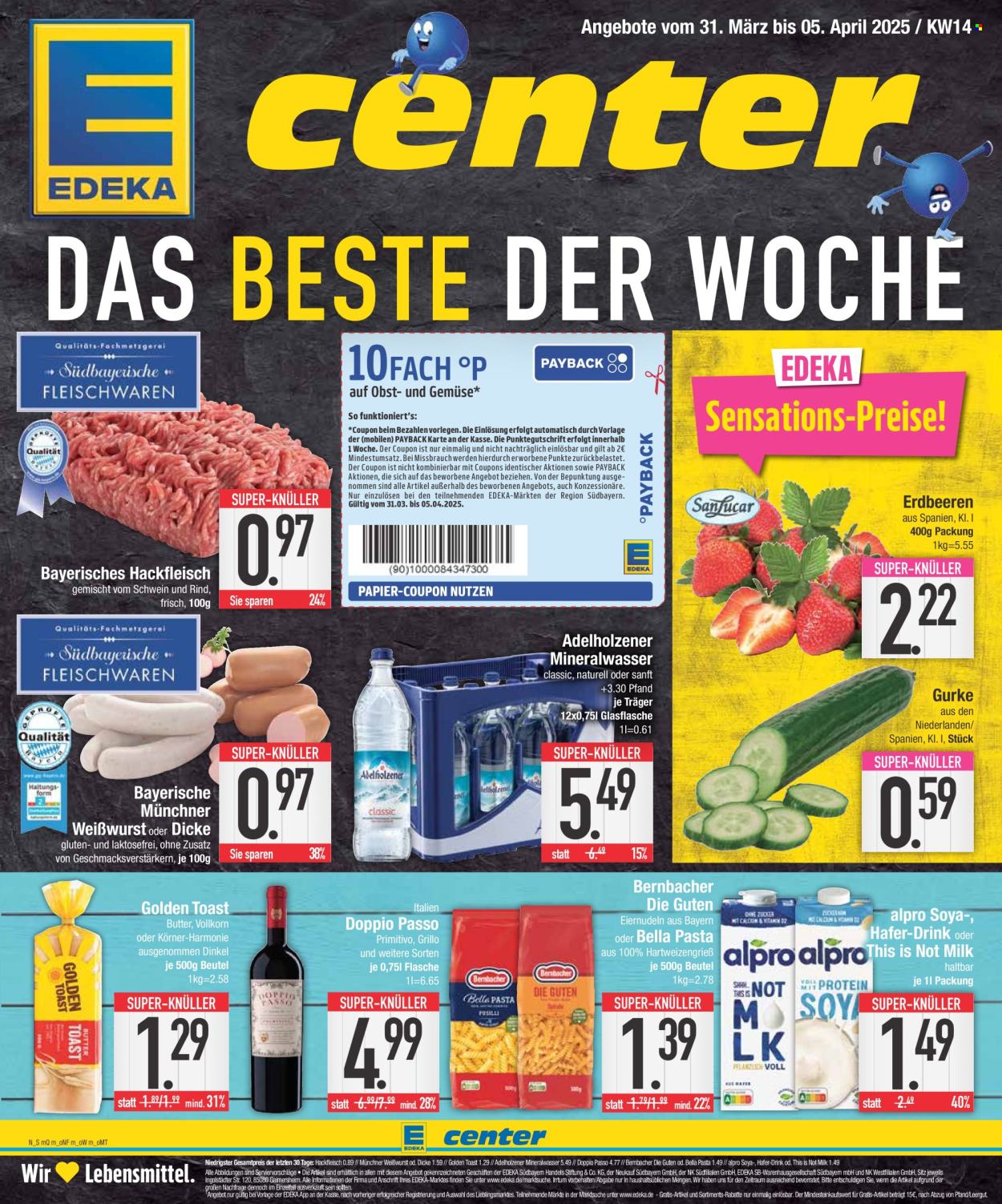 Edeka Prospekte  - 31.03.2025 - 5.04.2025. Seite 1