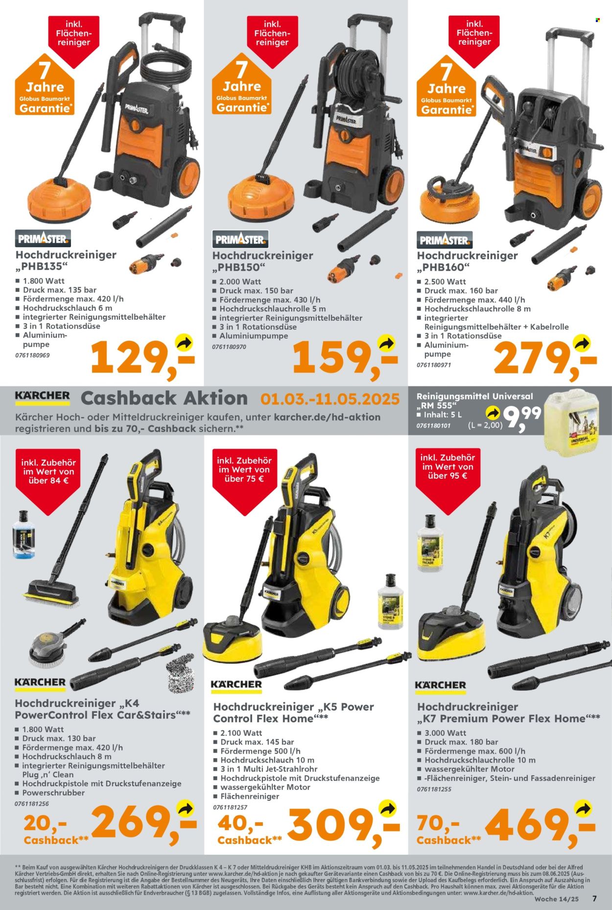 Globus Baumarkt Prospekte  - 31.03.2025 - 5.04.2025. Seite 7