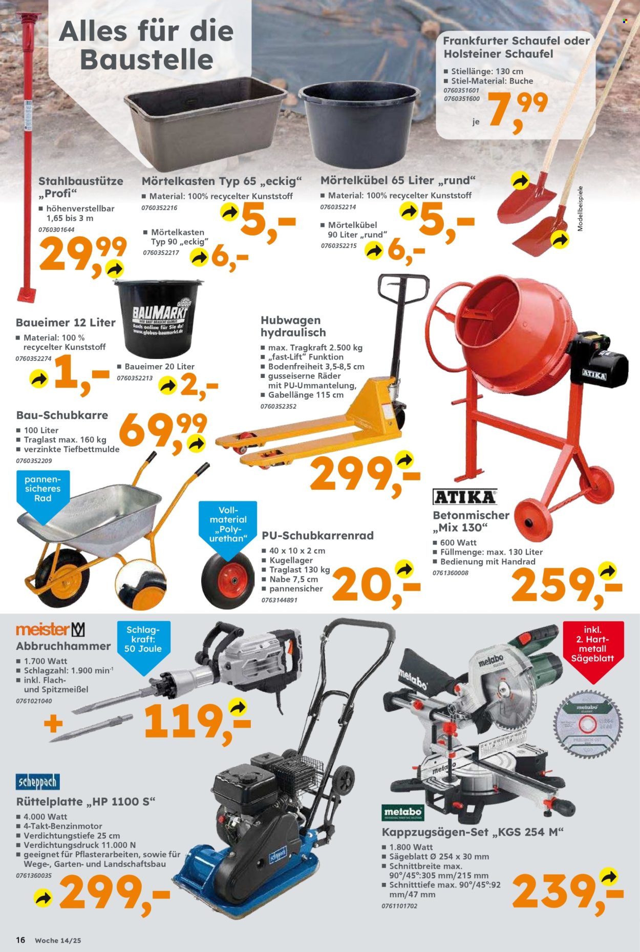 Globus Baumarkt Prospekte  - 31.03.2025 - 5.04.2025. Seite 16