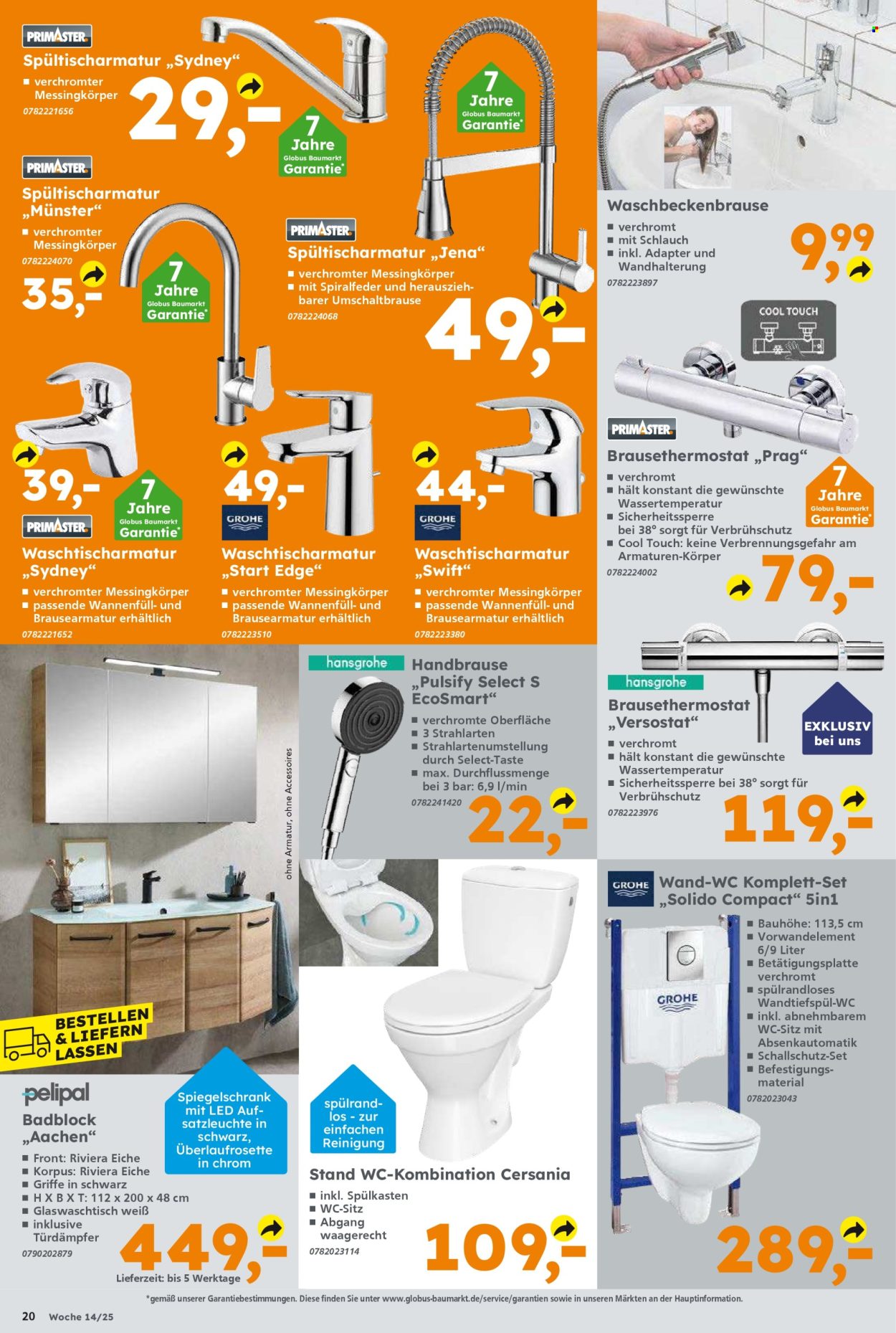 Globus Baumarkt Prospekte  - 31.03.2025 - 5.04.2025. Seite 20
