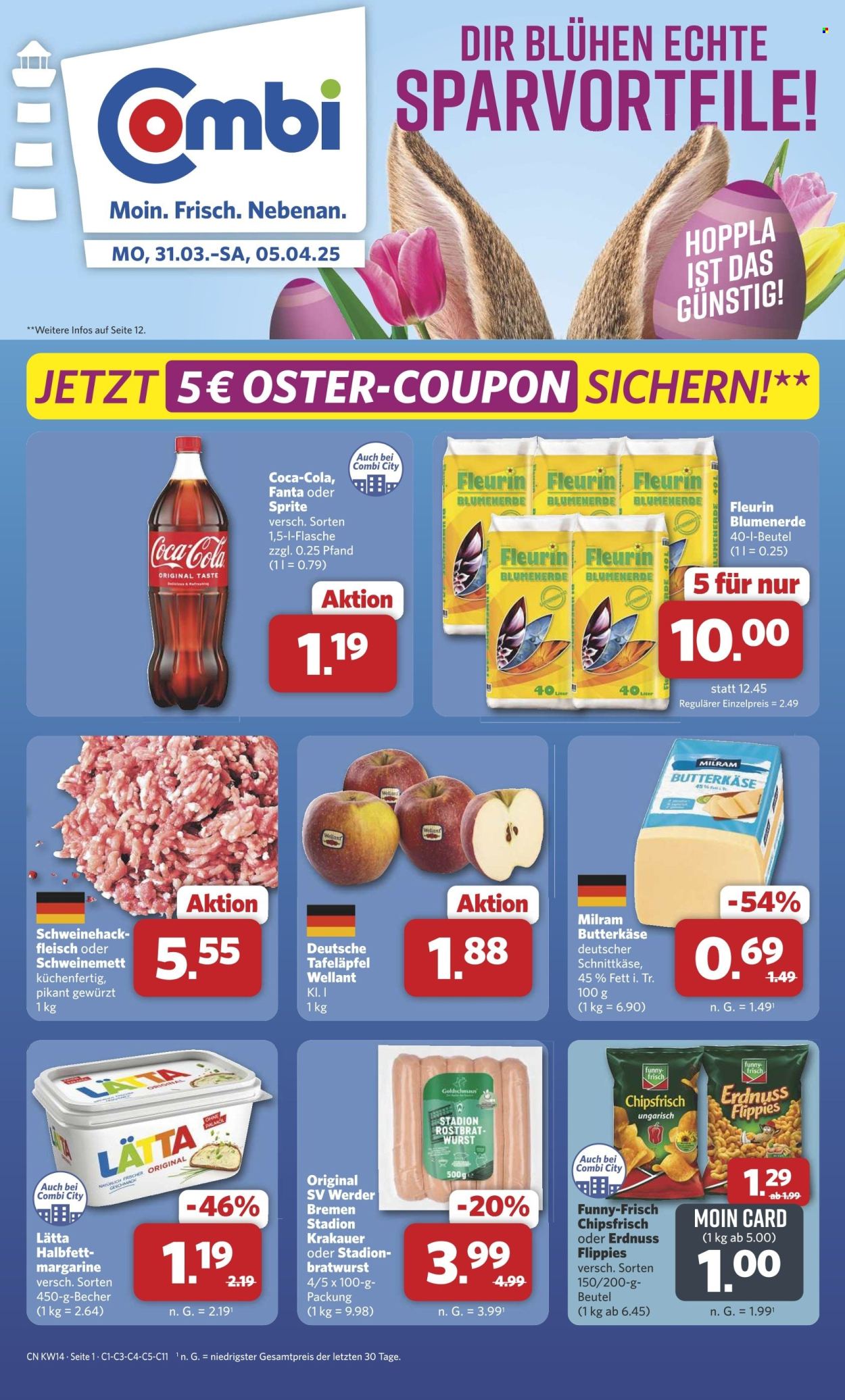 Combi Prospekte  - 31.03.2025 - 5.04.2025. Seite 1