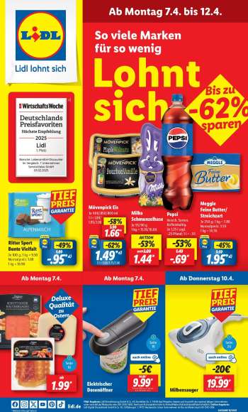 Prospekte Lidl - 7.04.2025 - 12.04.2025.