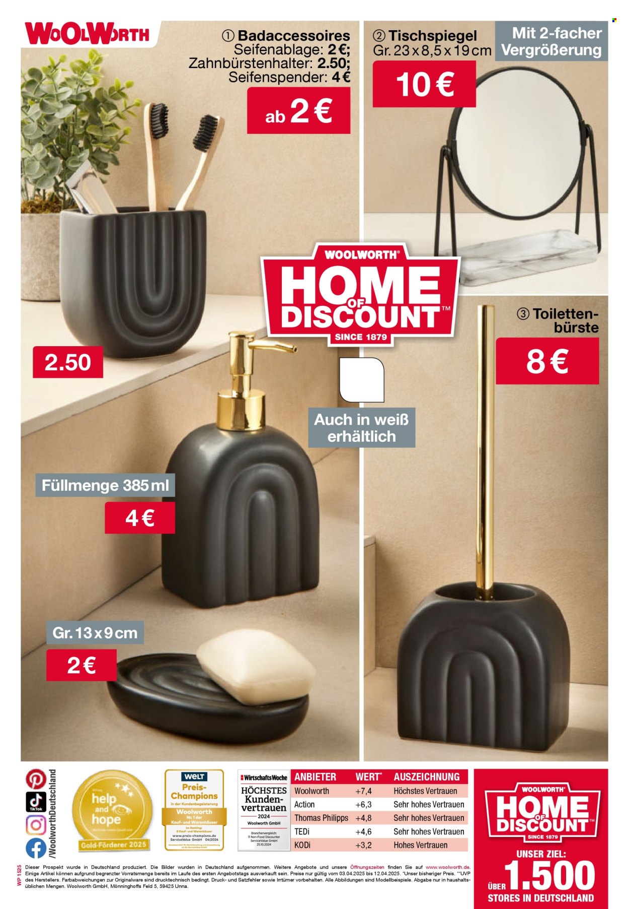 Woolworth Prospekte  - 3.04.2025 - 12.04.2025. Seite 46