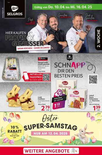Prospekte Selgros - 10.04.2025 - 16.04.2025.