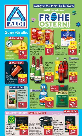 Prospekte ALDI Nord - 14.04.2025 - 19.04.2025.