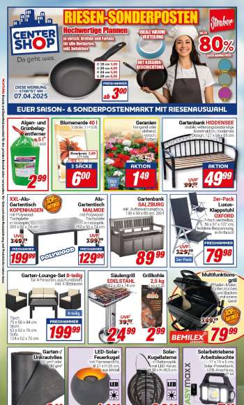 Prospekte CENTERSHOP - 7.04.2025 - 12.04.2025.