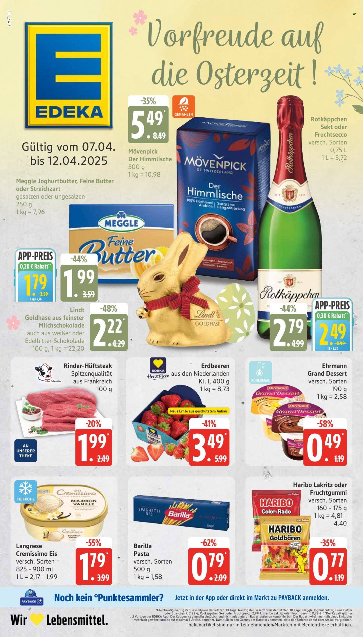 Edeka Prospekte  - 7.04.2025 - 12.04.2025. Seite 1