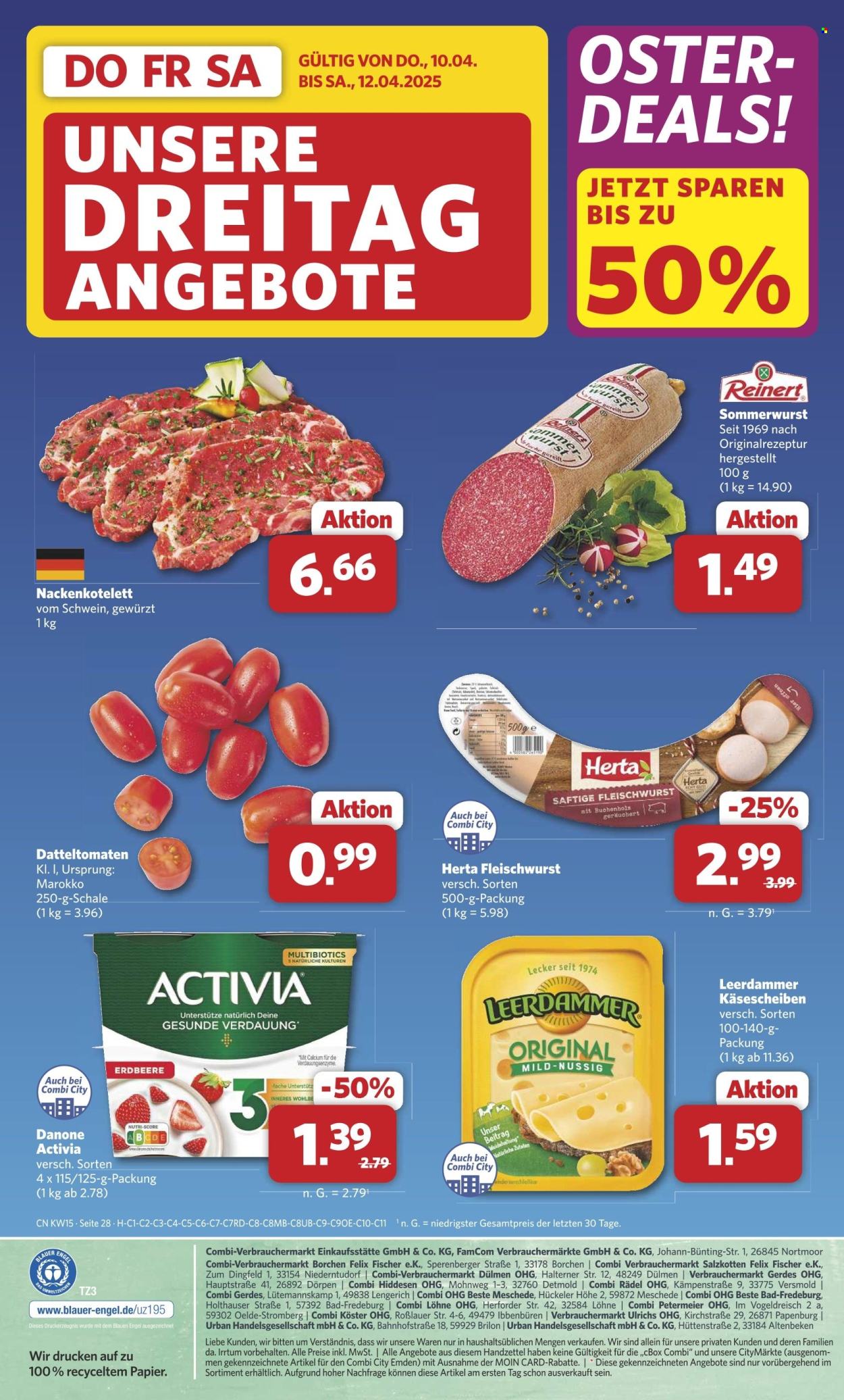 Combi Prospekte  - 7.04.2025 - 12.04.2025. Seite 34