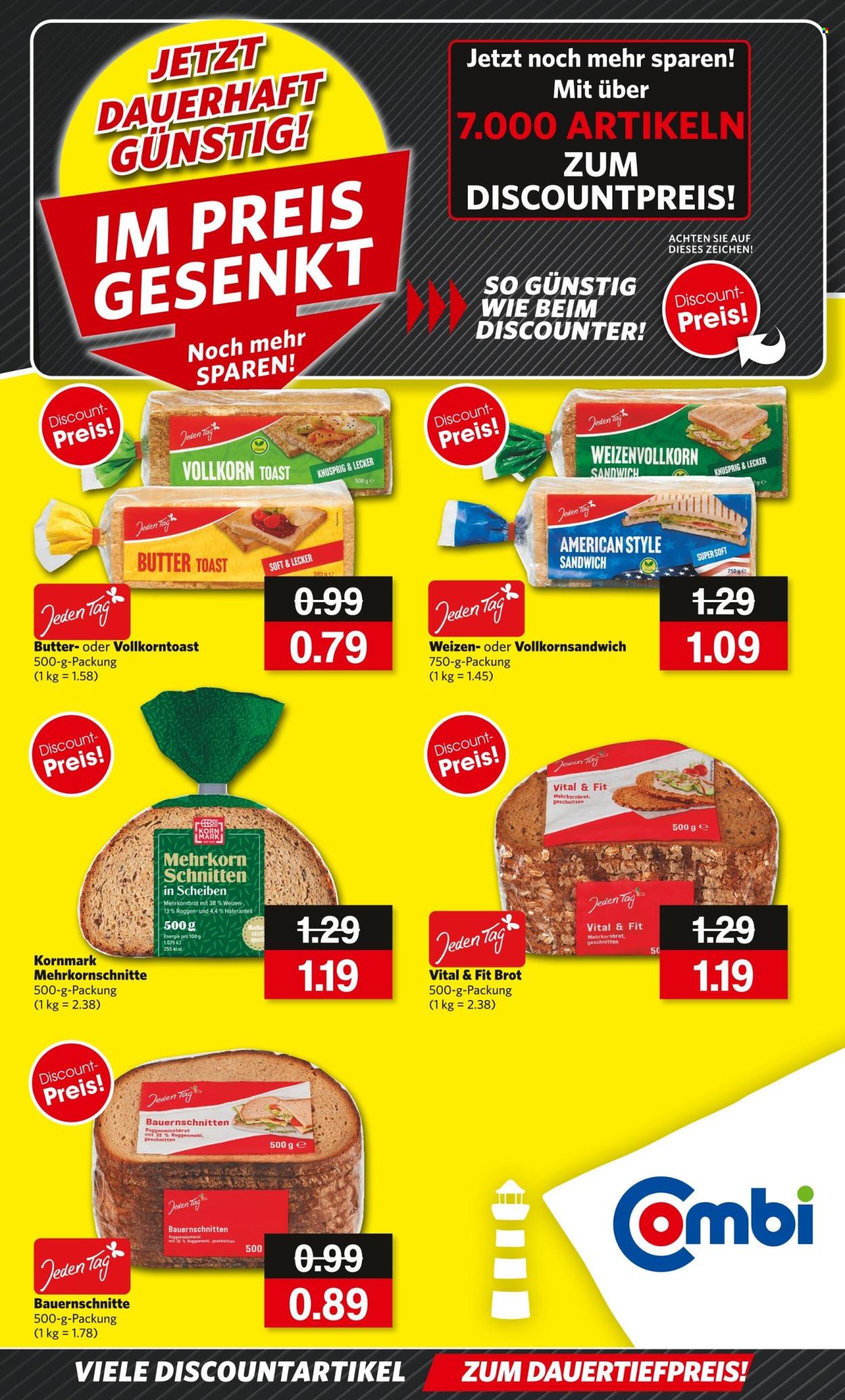 Combi Prospekte  - 4.04.2025 - 26.04.2025. Seite 1
