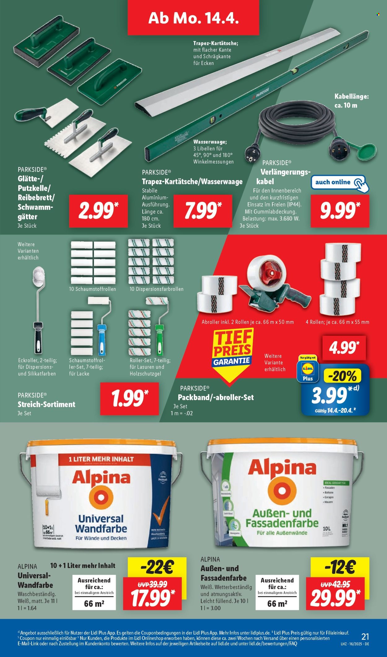 Lidl Prospekte  - 14.04.2025 - 19.04.2025. Seite 29