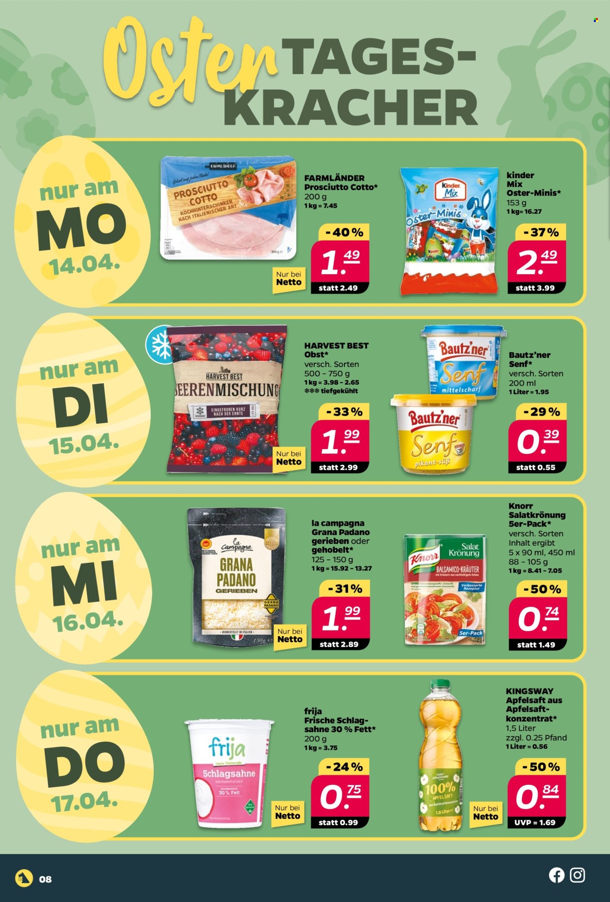 Netto Prospekte  - 14.04.2025 - 19.04.2025. Seite 8