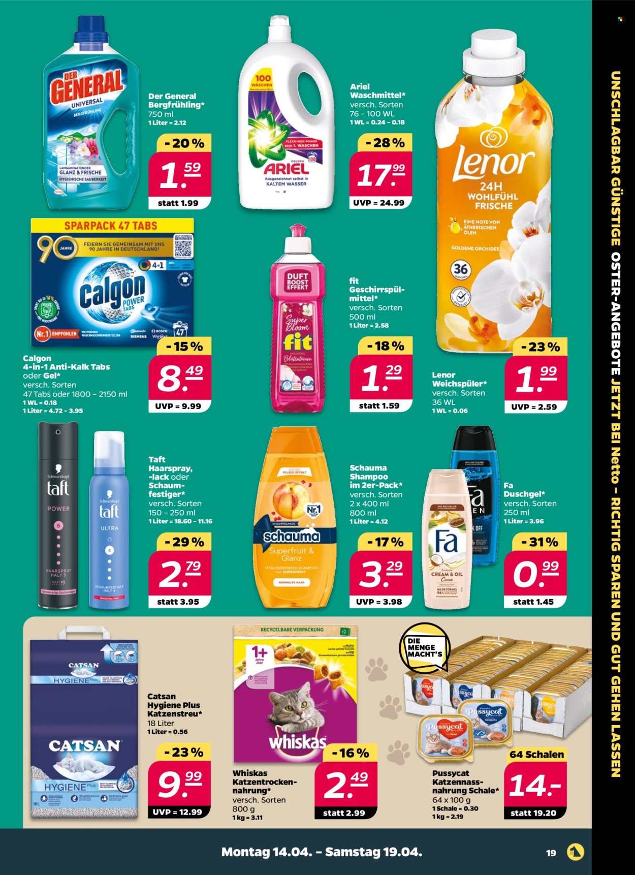 Netto Prospekte  - 14.04.2025 - 19.04.2025. Seite 19