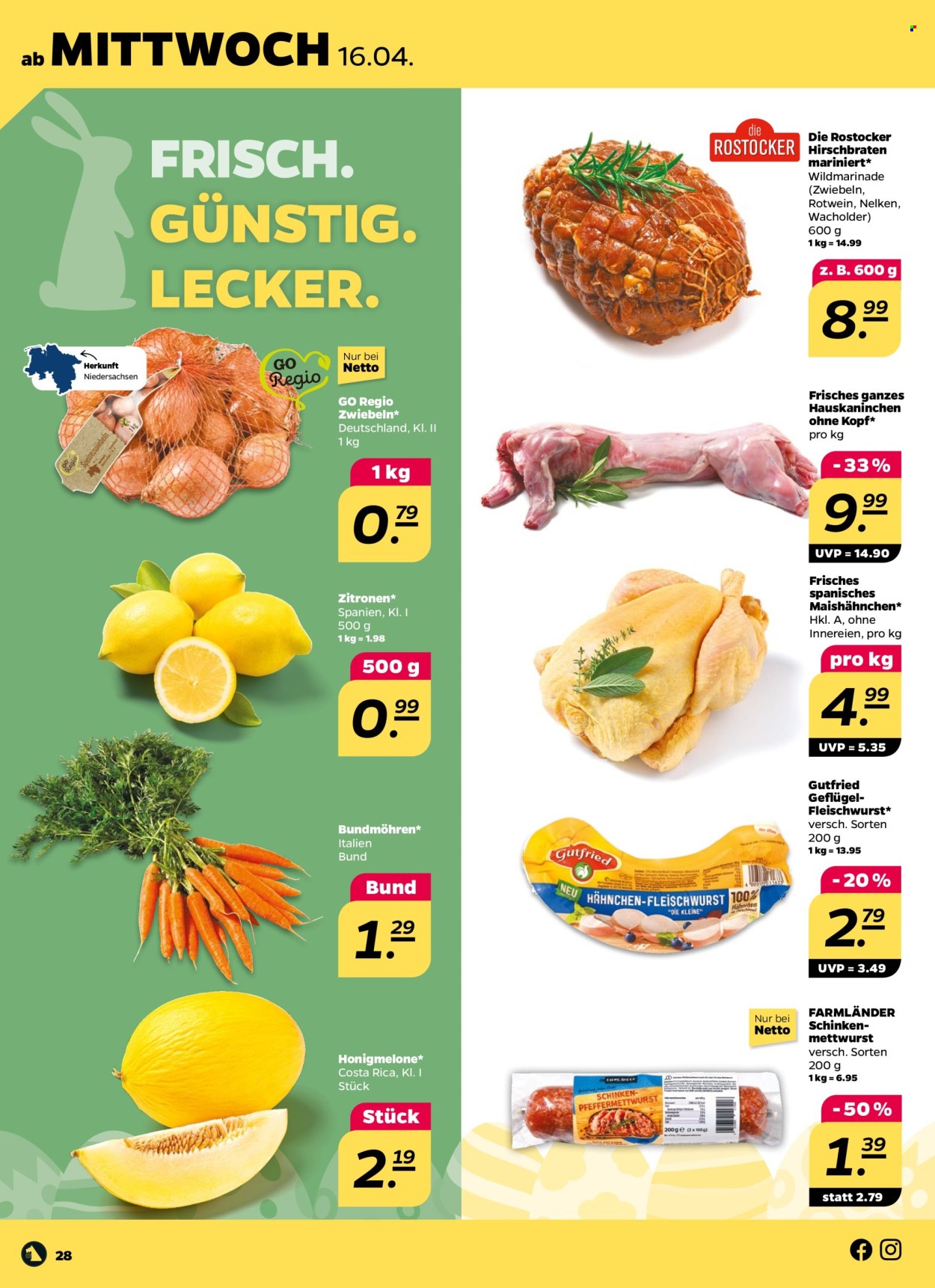 Netto Prospekte  - 14.04.2025 - 19.04.2025. Seite 28