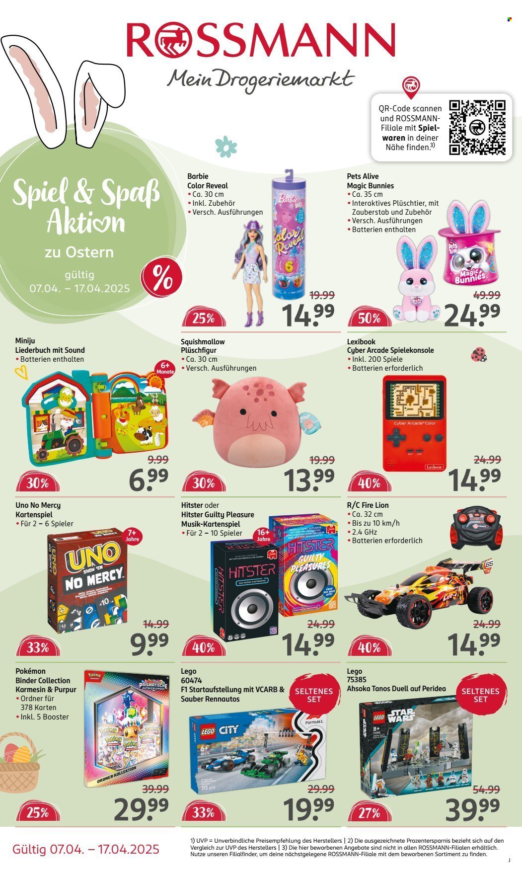 Rossmann Prospekte  - 7.04.2025 - 17.04.2025. Seite 1