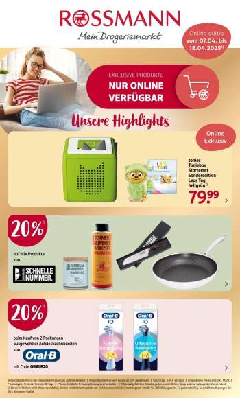 Prospekte Rossmann - 7.04.2025 - 18.04.2025.