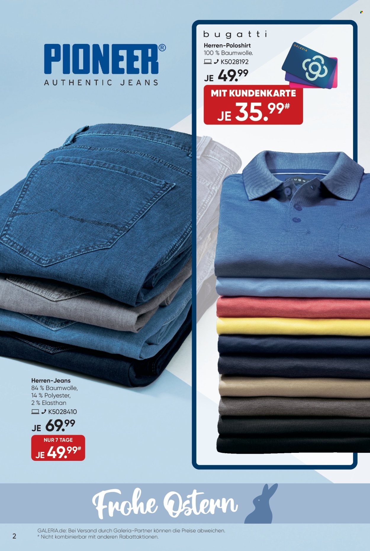 GALERIA Karstadt Kaufhof Prospekte  - 9.04.2025 - 15.04.2025. Seite 2