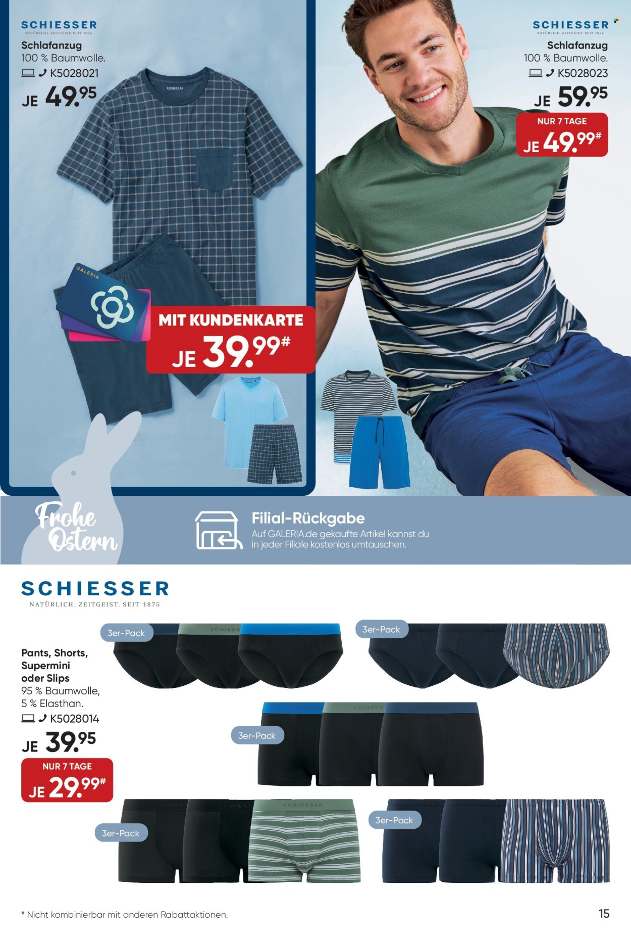 GALERIA Karstadt Kaufhof Prospekte  - 9.04.2025 - 15.04.2025. Seite 15