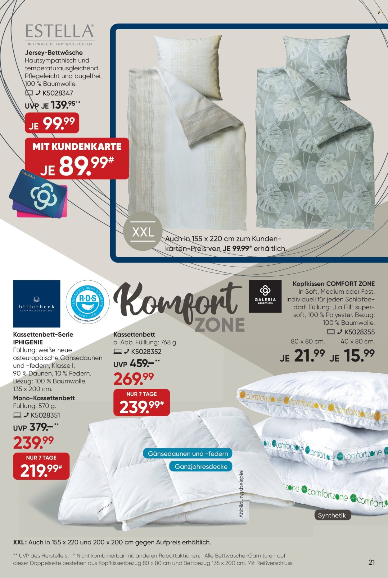 GALERIA Karstadt Kaufhof Prospekte  - 9.04.2025 - 15.04.2025. Seite 21