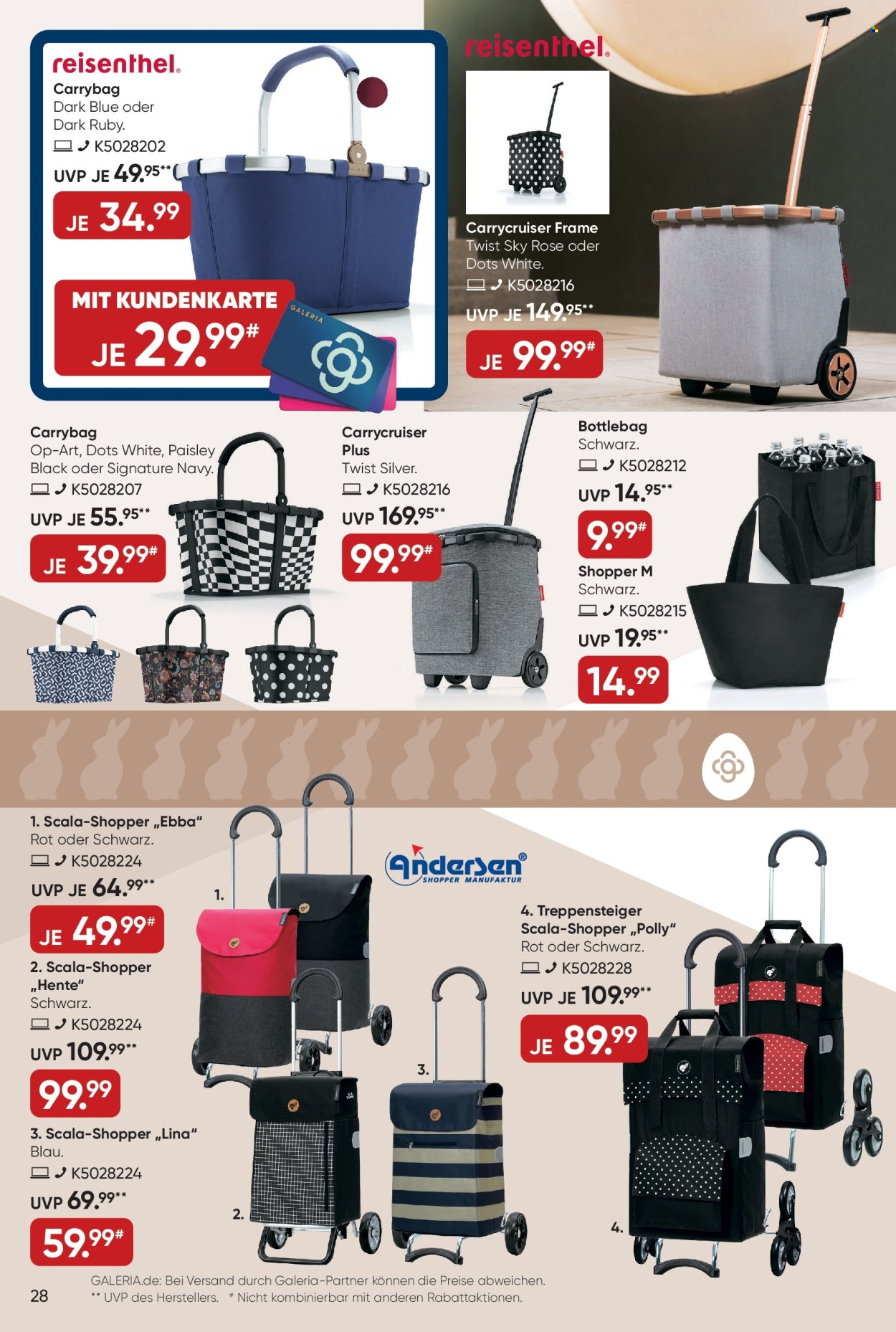 GALERIA Karstadt Kaufhof Prospekte  - 9.04.2025 - 15.04.2025. Seite 28