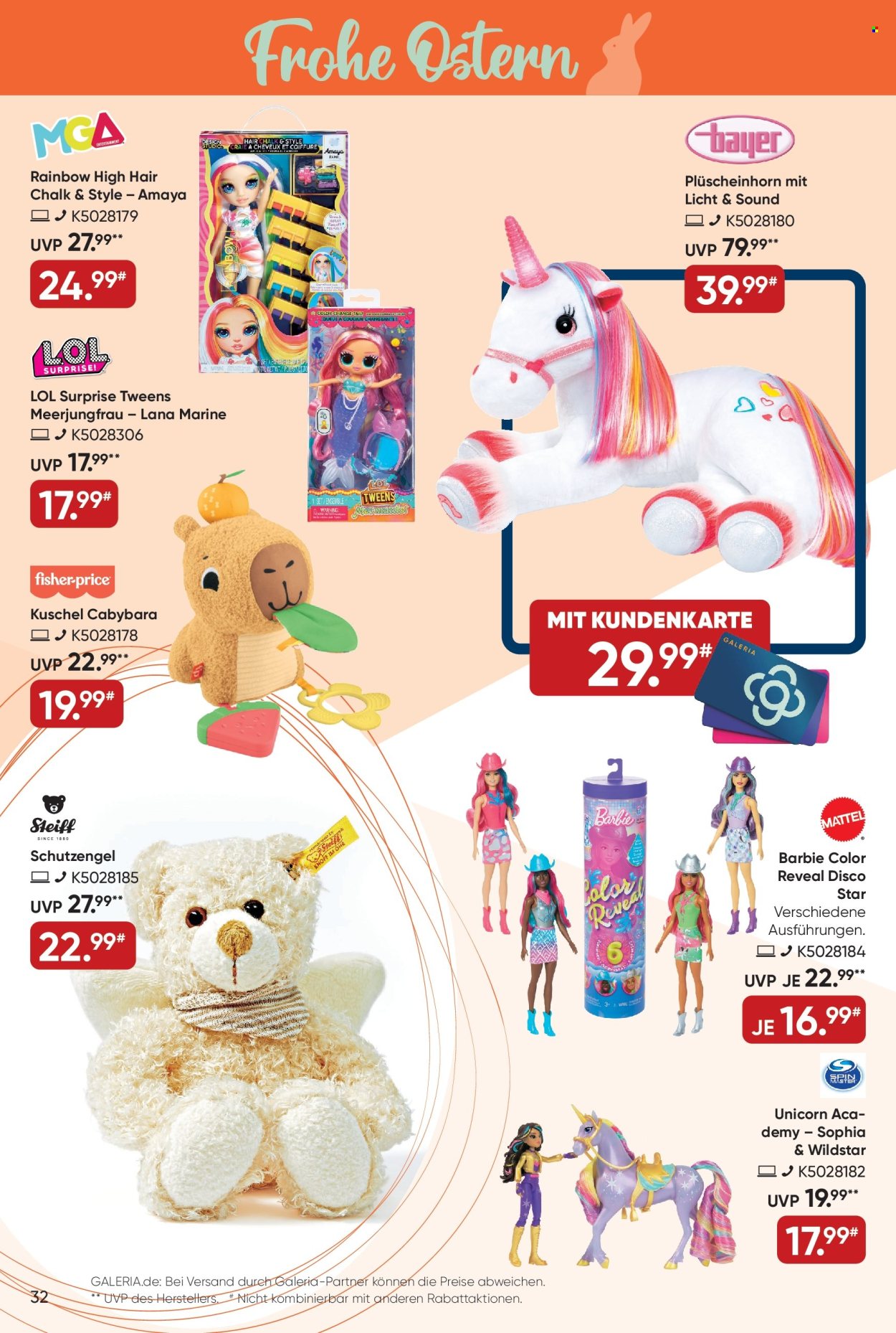GALERIA Karstadt Kaufhof Prospekte  - 9.04.2025 - 15.04.2025. Seite 32