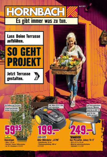 Prospekte Hornbach - 9.04.2025 - 7.05.2025.