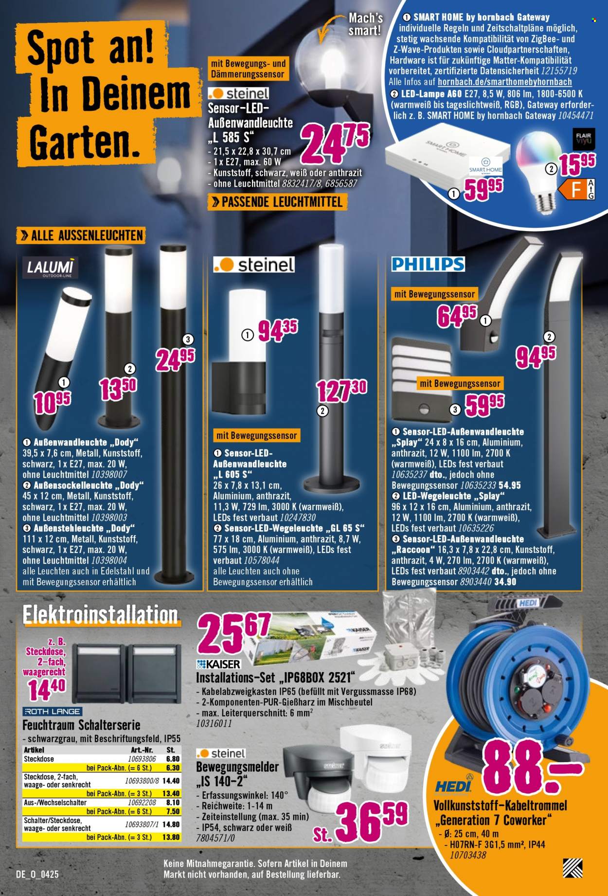 Hornbach Prospekte  - 9.04.2025 - 7.05.2025. Seite 20