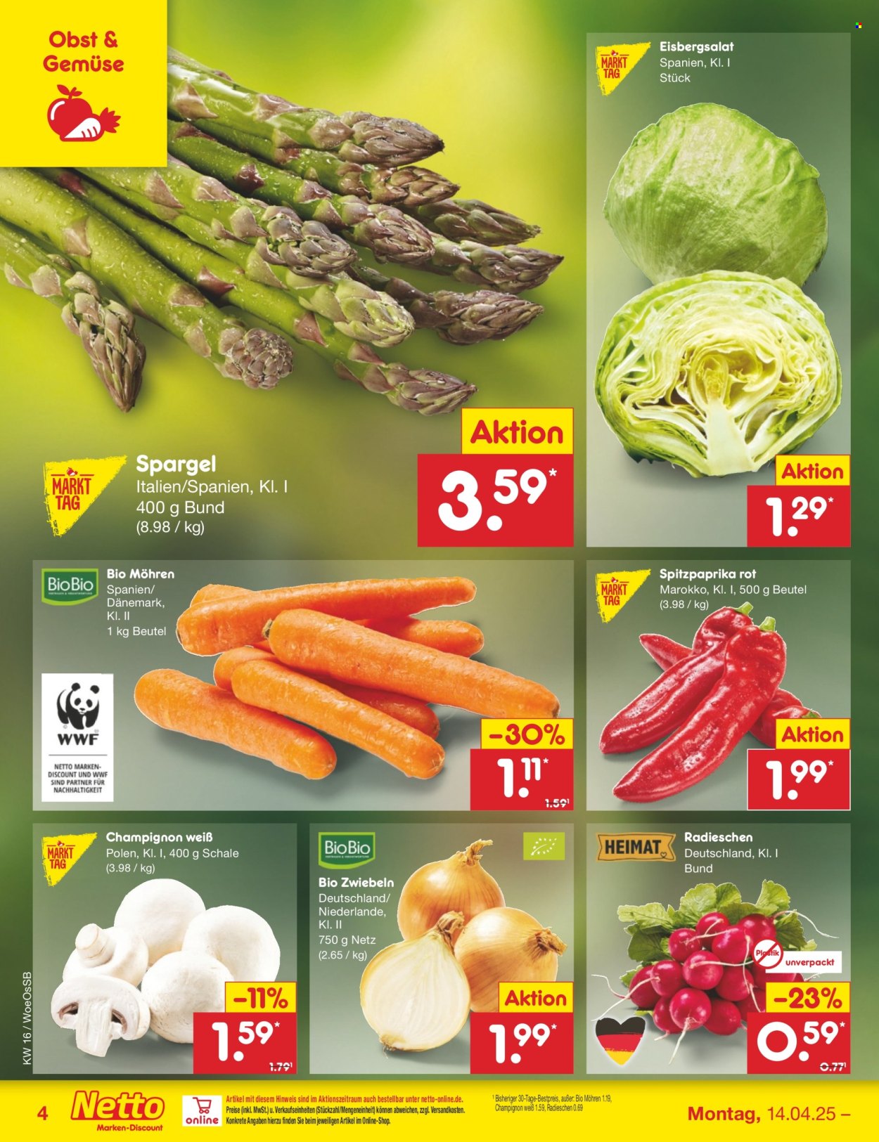 Netto Marken-Discount Prospekte  - 14.04.2025 - 19.04.2025. Seite 4