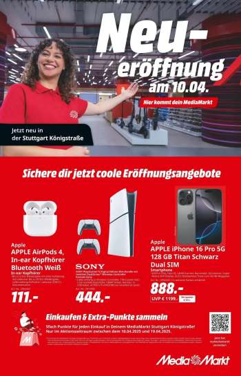 Prospekte MediaMarkt - 10.04.2025 - 19.04.2025.