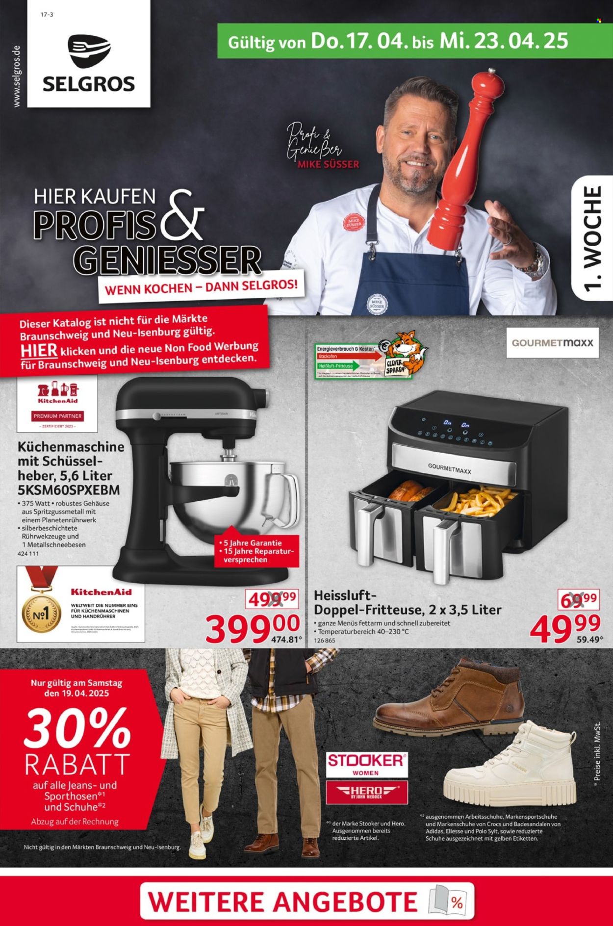 Selgros Prospekte  - 17.04.2025 - 23.04.2025. Seite 1