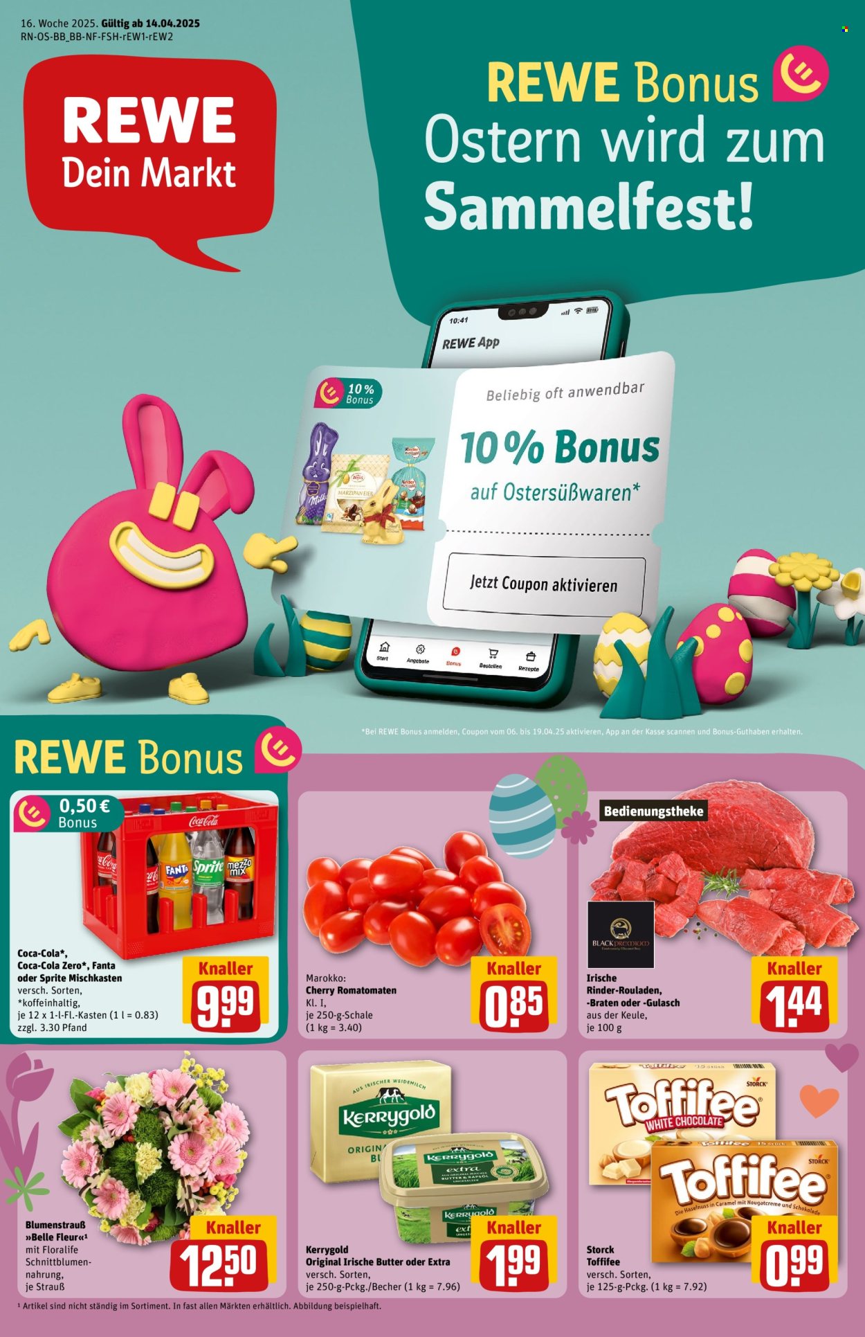 REWE Prospekte  - 14.04.2025 - 20.04.2025. Seite 1
