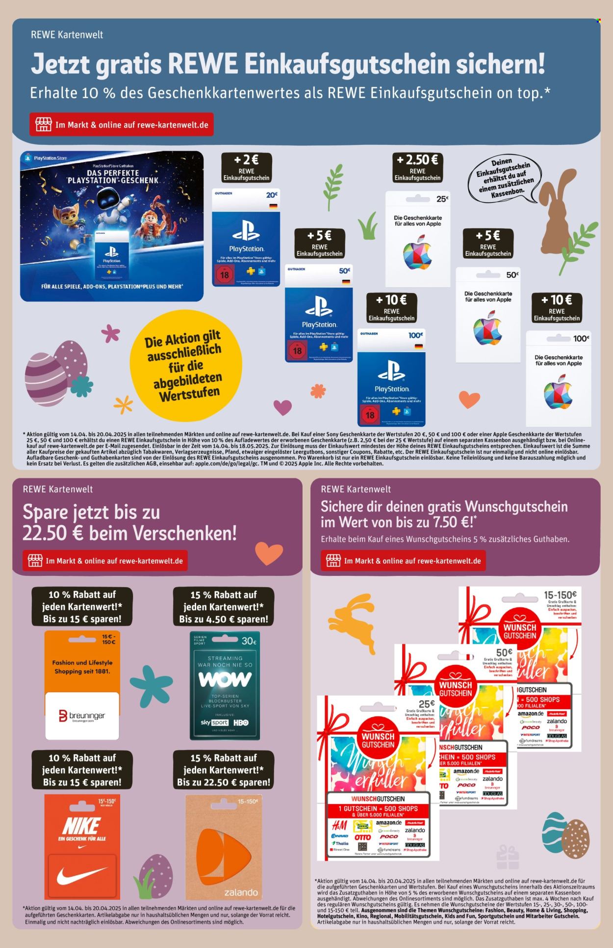 REWE Prospekte  - 14.04.2025 - 20.04.2025. Seite 25