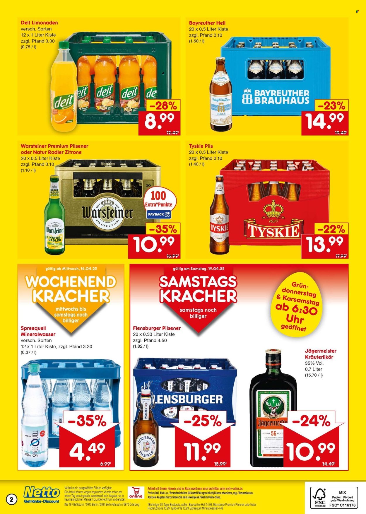 Netto Marken-Discount Prospekte  - 14.04.2025 - 19.04.2025. Seite 2