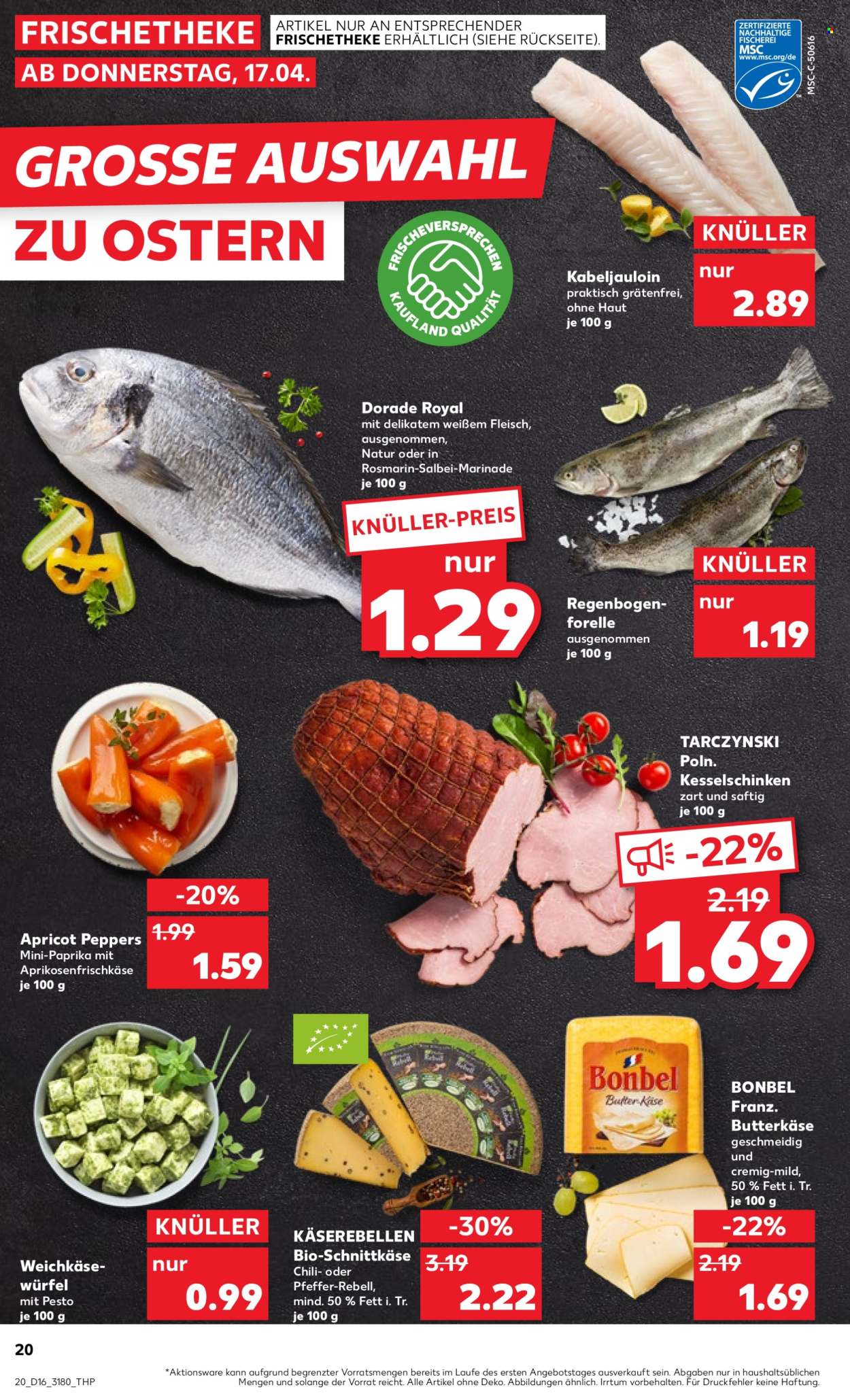 Kaufland Prospekte  - 17.04.2025 - 23.04.2025. Seite 20