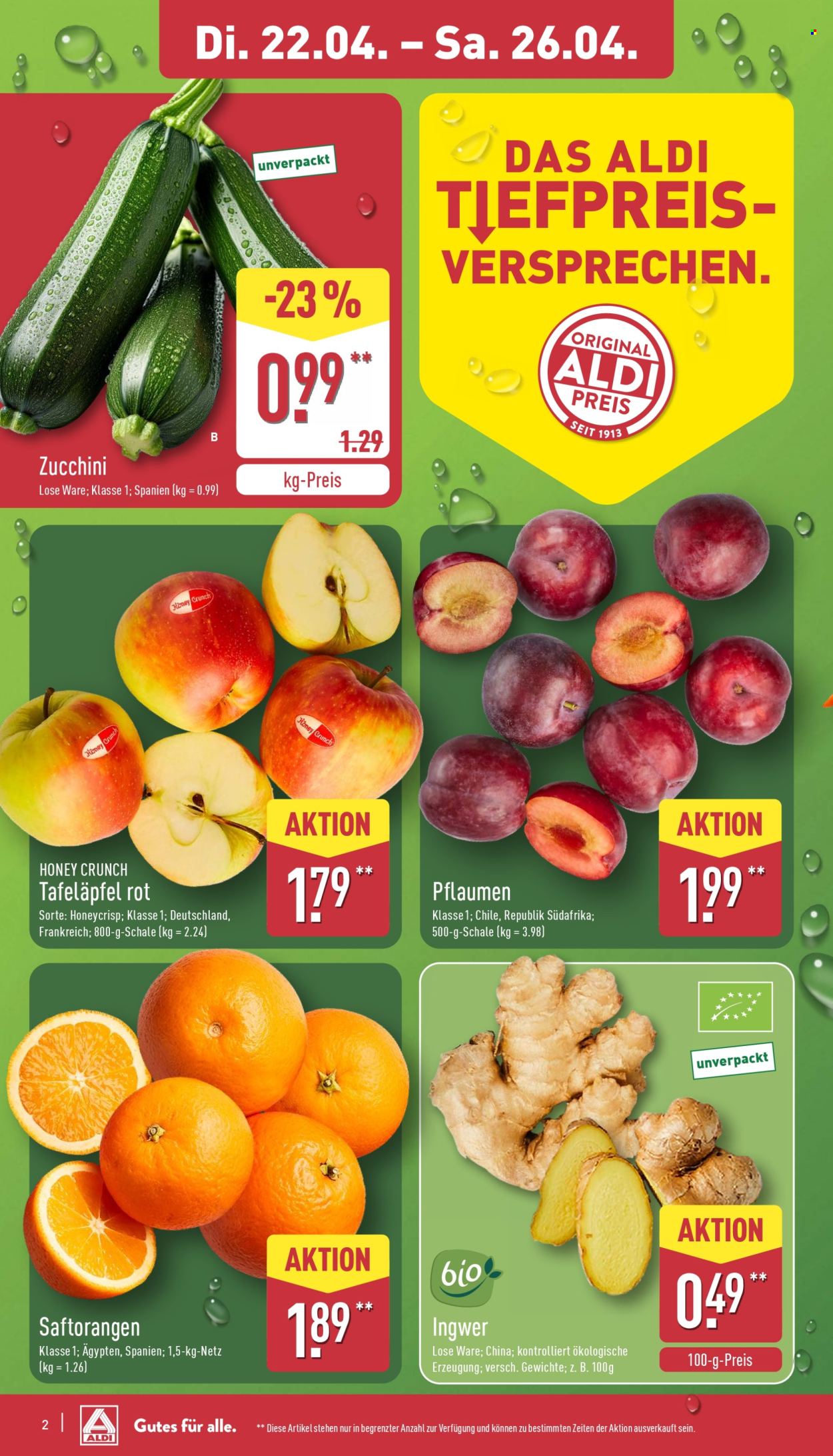 ALDI Nord Prospekte  - 22.04.2025 - 26.04.2025. Seite 2