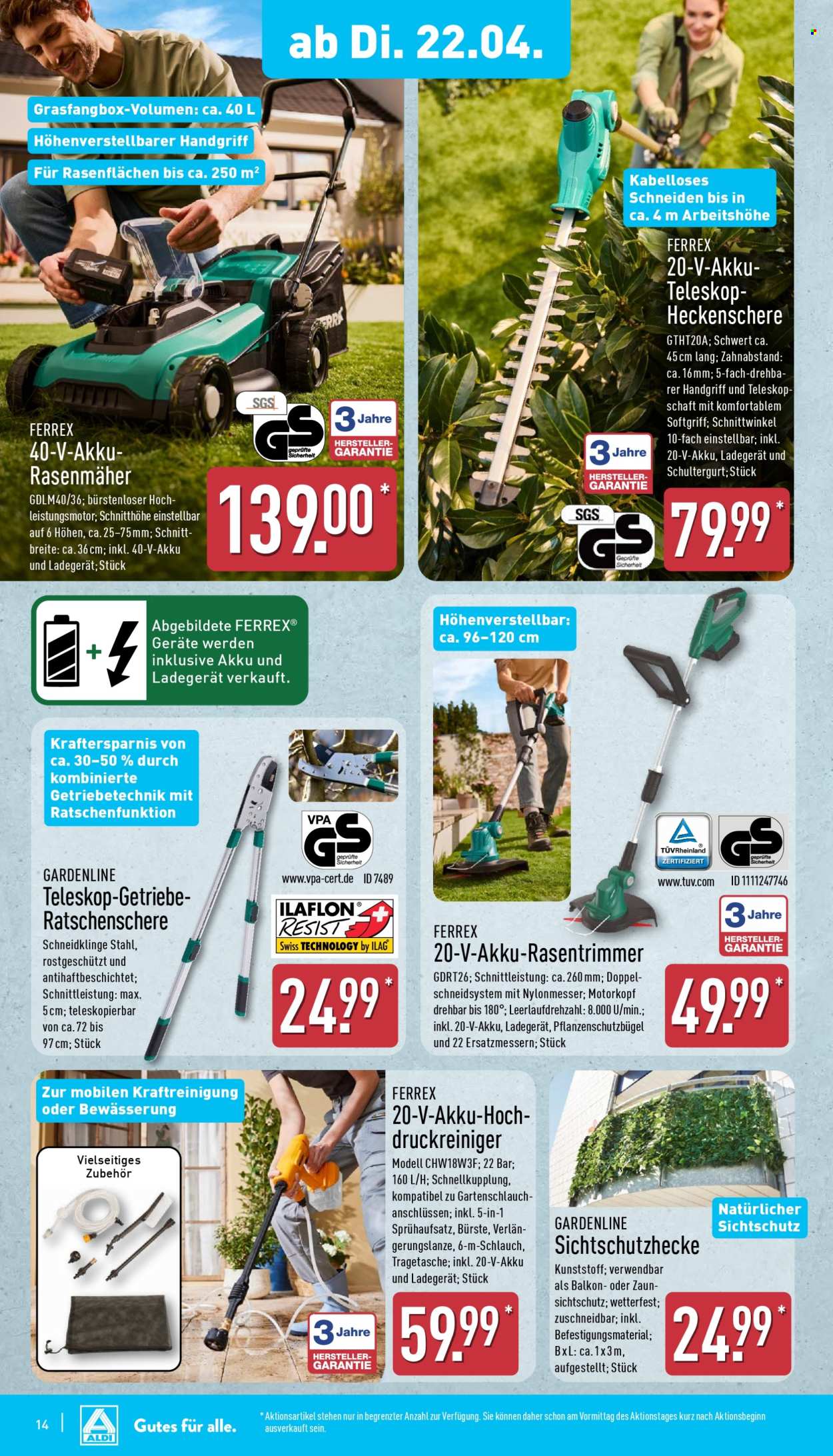 ALDI Nord Prospekte  - 22.04.2025 - 26.04.2025. Seite 14