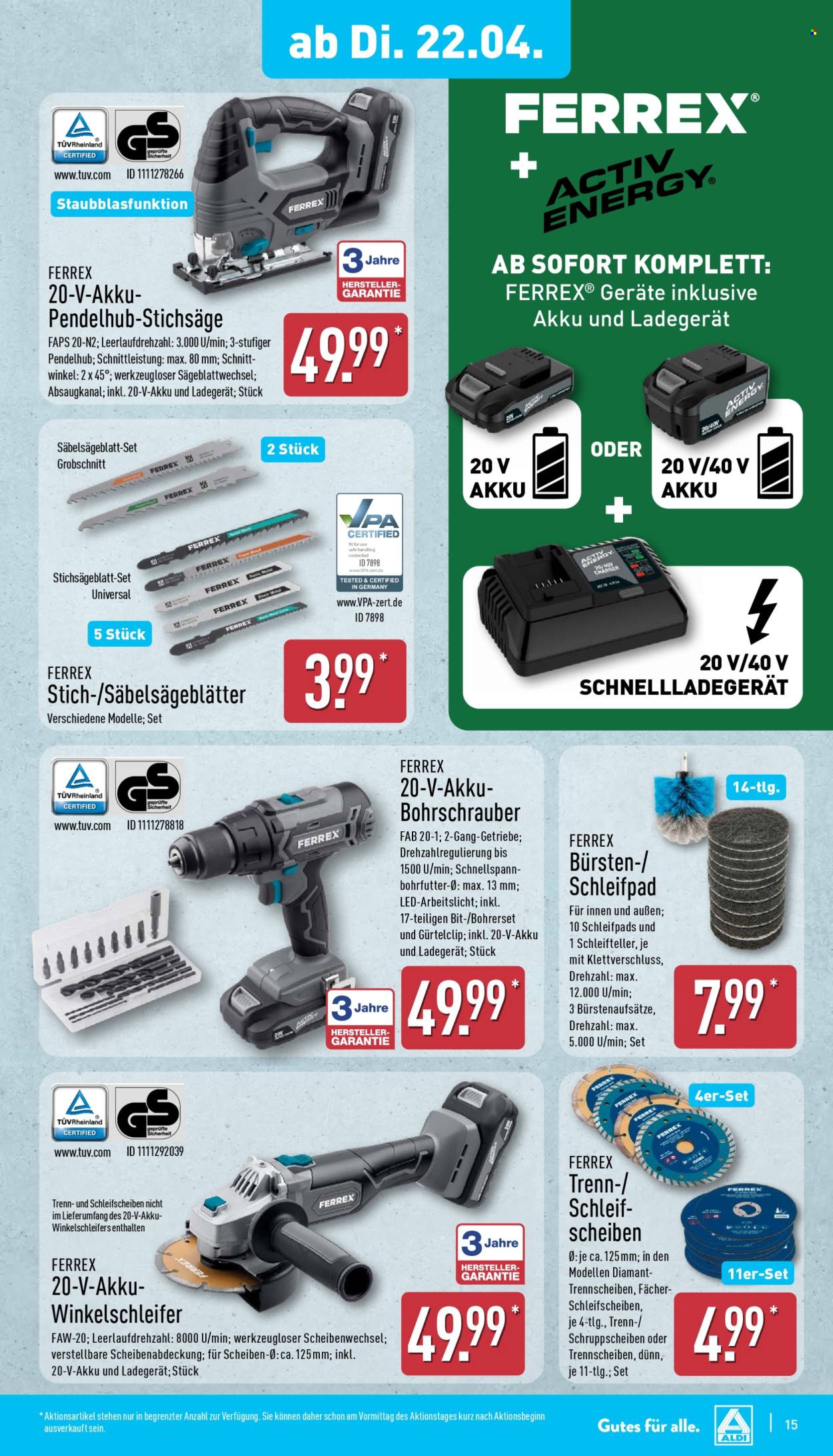 ALDI Nord Prospekte  - 22.04.2025 - 26.04.2025. Seite 15