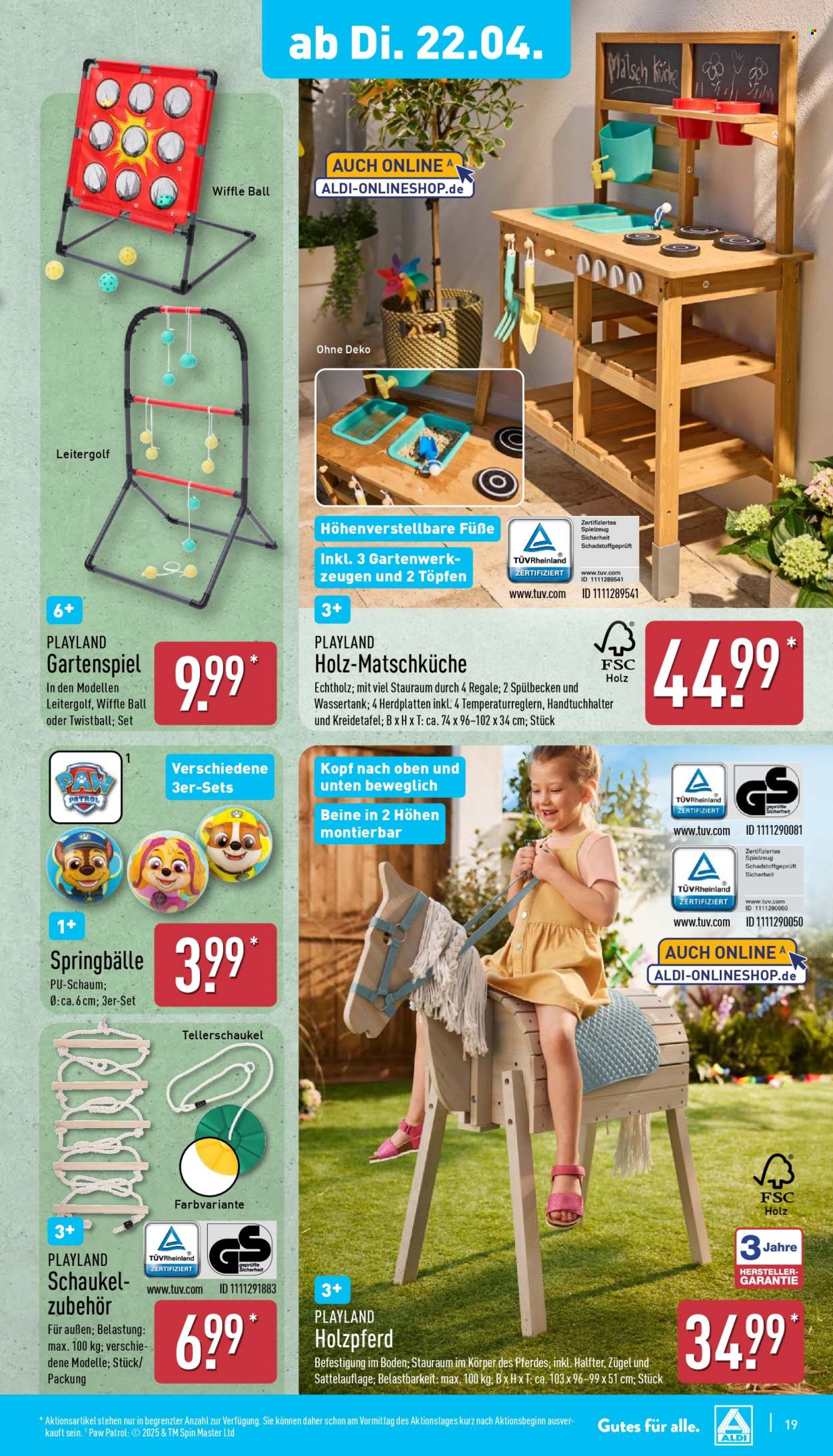 ALDI Nord Prospekte  - 22.04.2025 - 26.04.2025. Seite 19