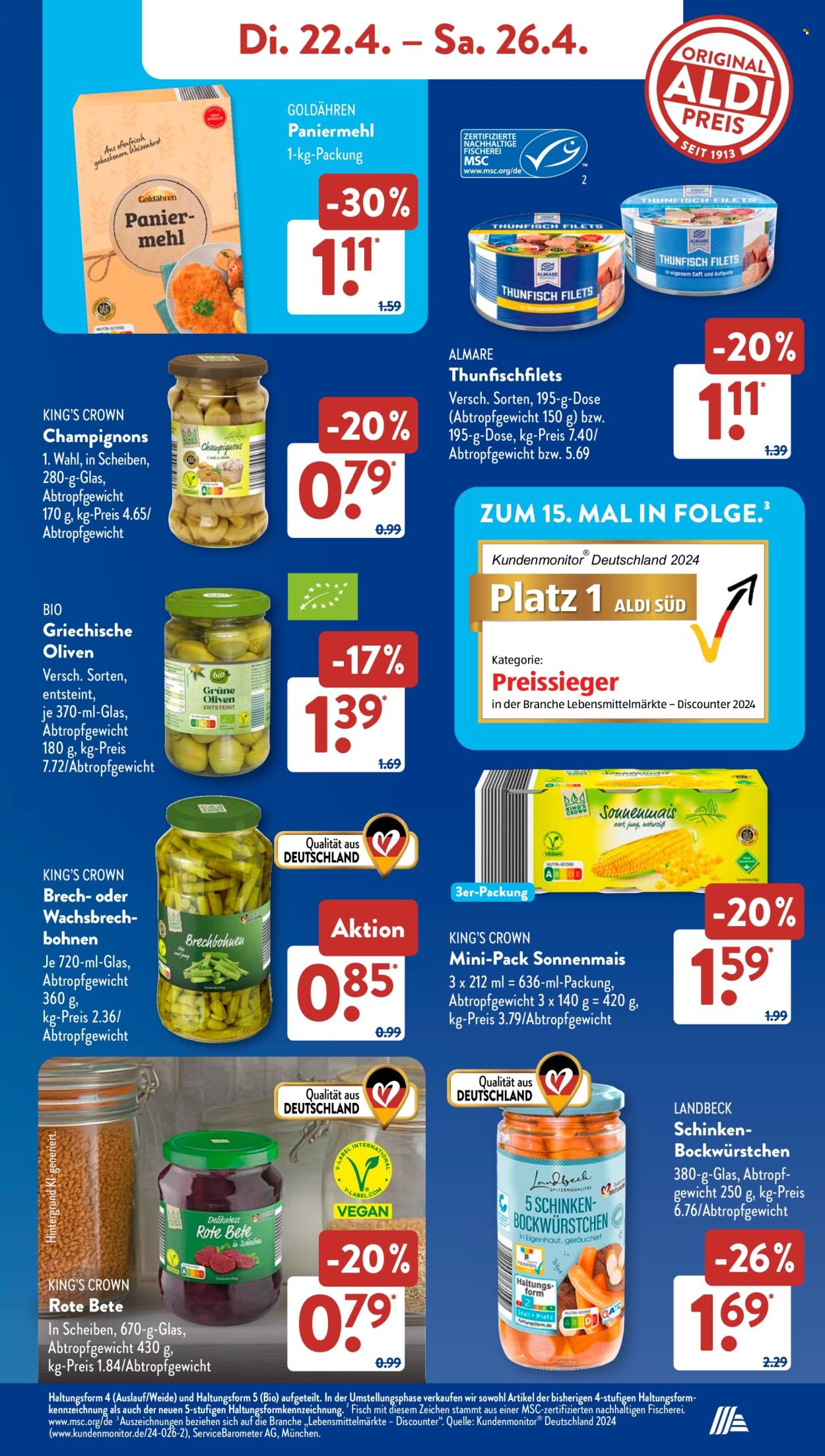 ALDI SÜD Prospekte  - 22.04.2025 - 26.04.2025. Seite 9