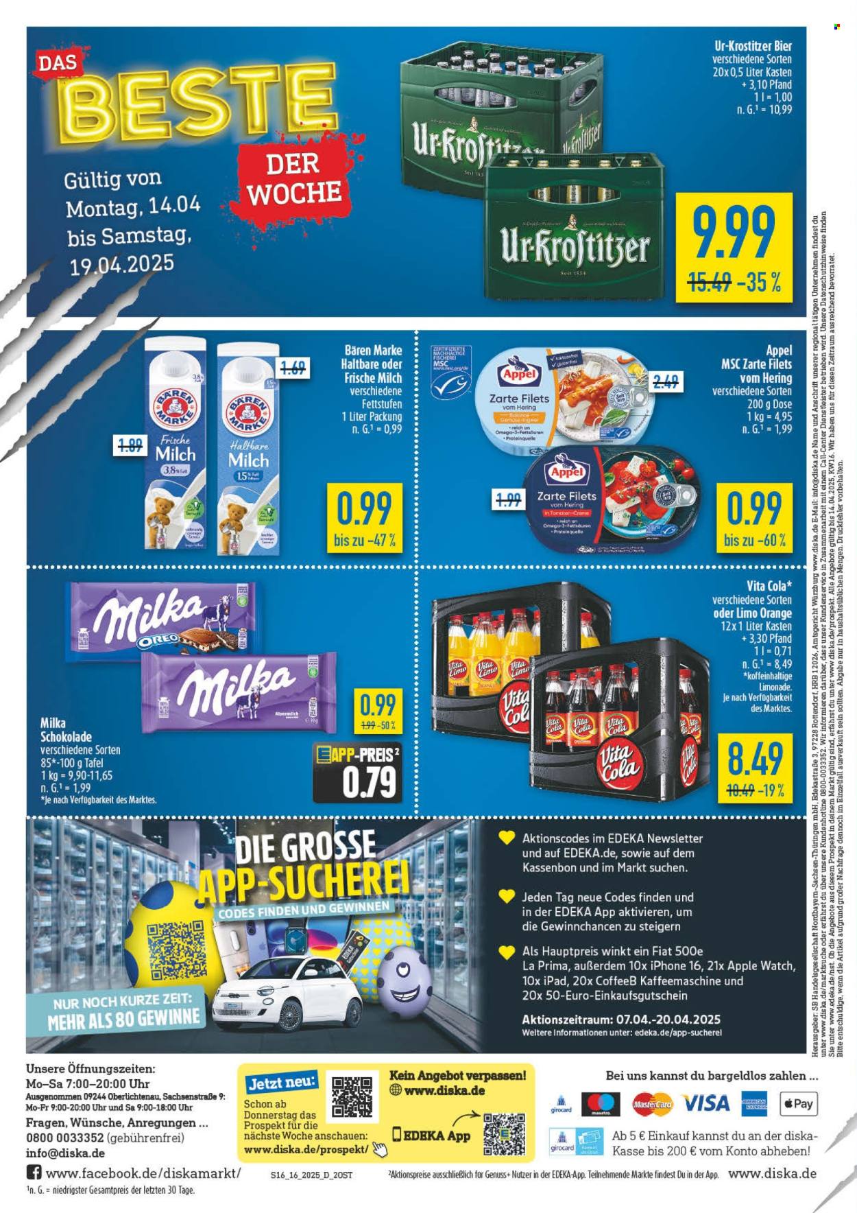 Diska Prospekte  - 14.04.2025 - 19.04.2025. Seite 16