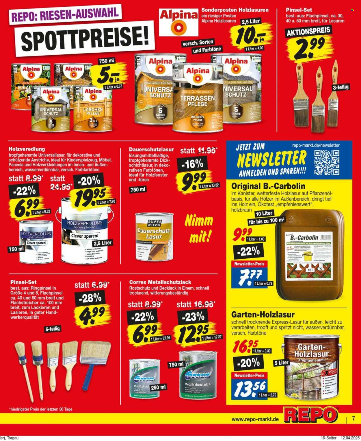 Repo Prospekte  - 14.04.2025 - 19.04.2025. Seite 7