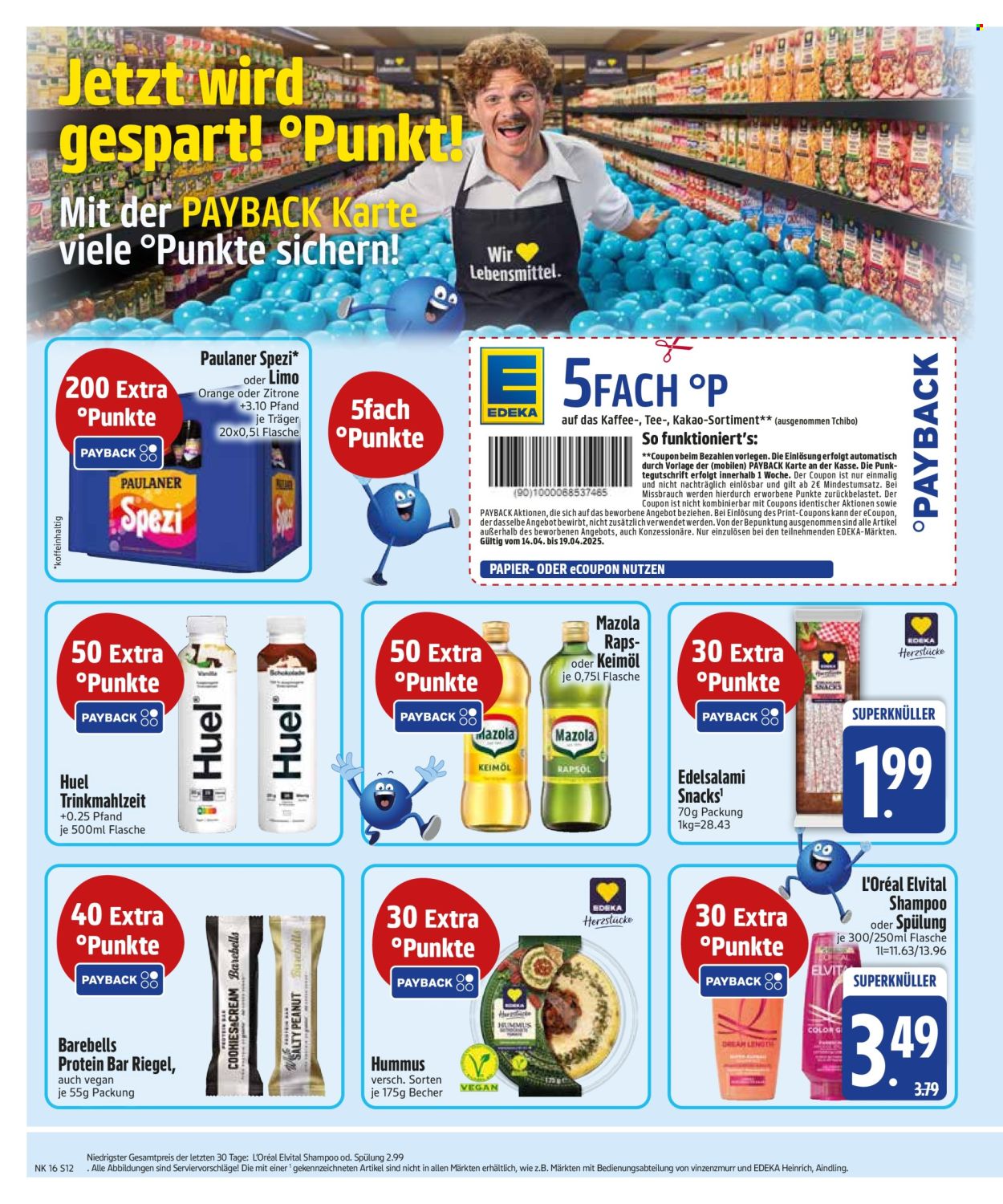 Edeka Prospekte  - 14.04.2025 - 19.04.2025. Seite 14