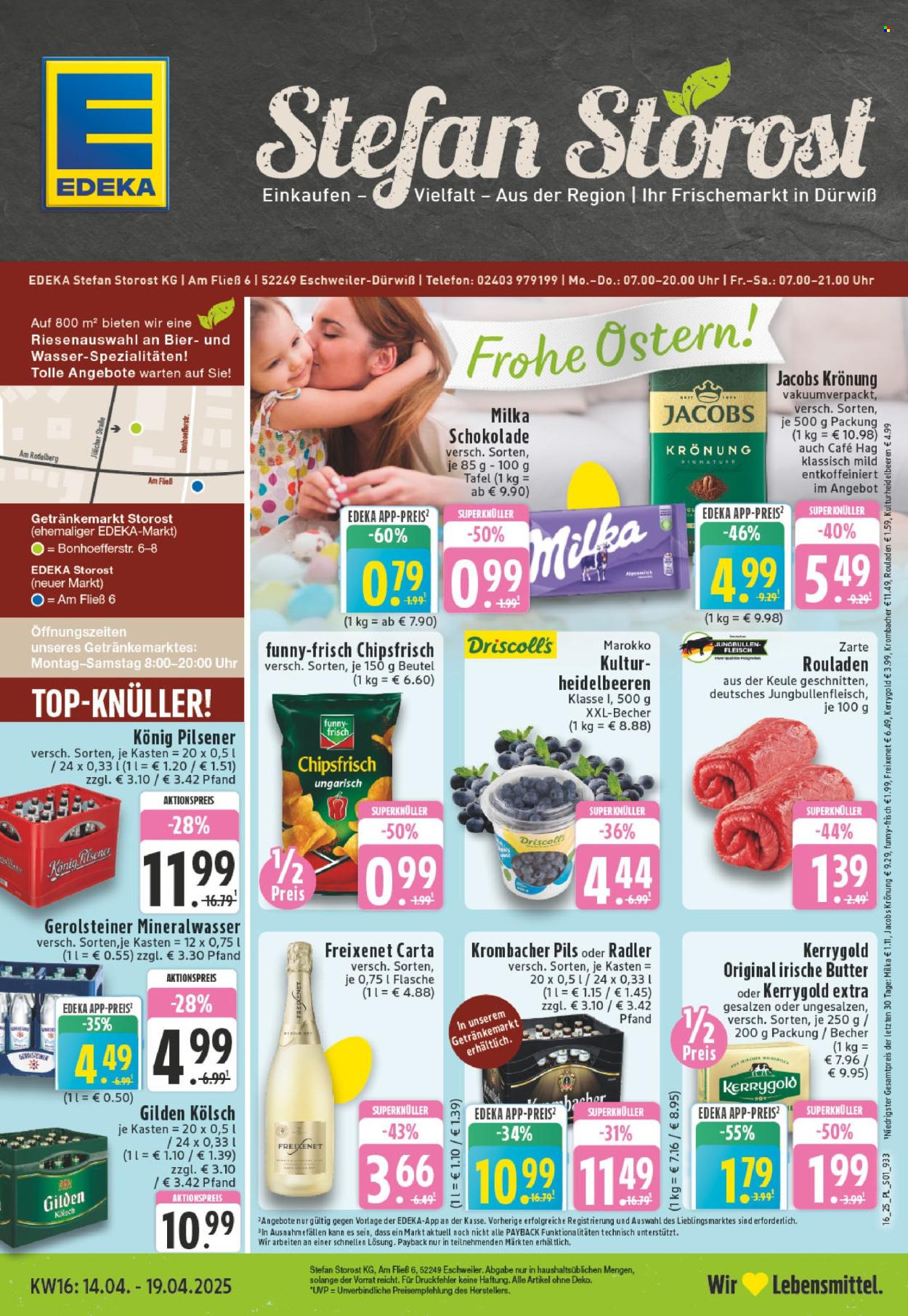 Edeka Prospekte  - 14.04.2025 - 19.04.2025. Seite 1