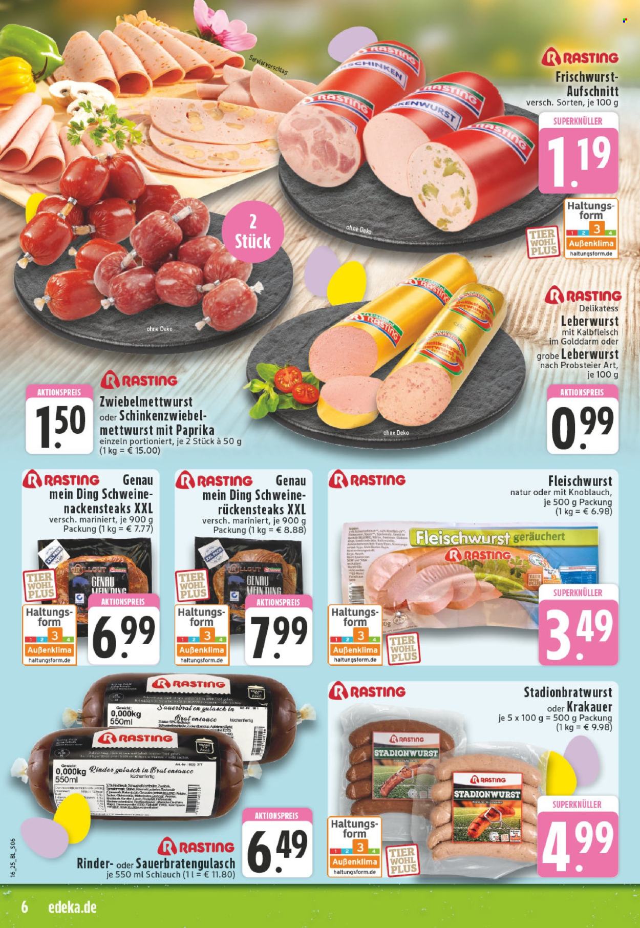 Edeka Prospekte  - 14.04.2025 - 19.04.2025. Seite 6