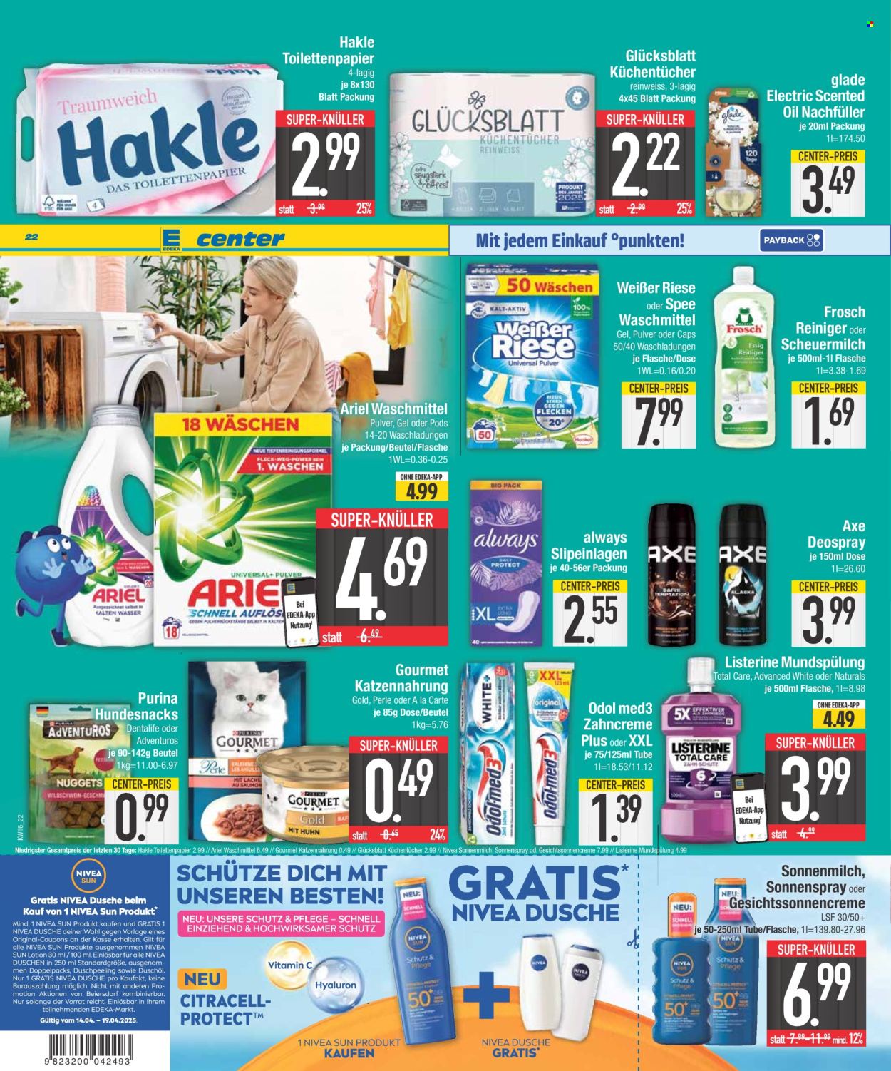 Edeka Prospekte  - 14.04.2025 - 19.04.2025. Seite 22