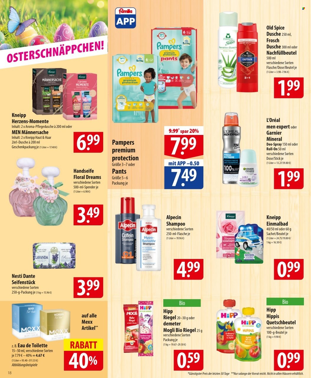 famila Prospekte  - 14.04.2025 - 19.04.2025. Seite 18